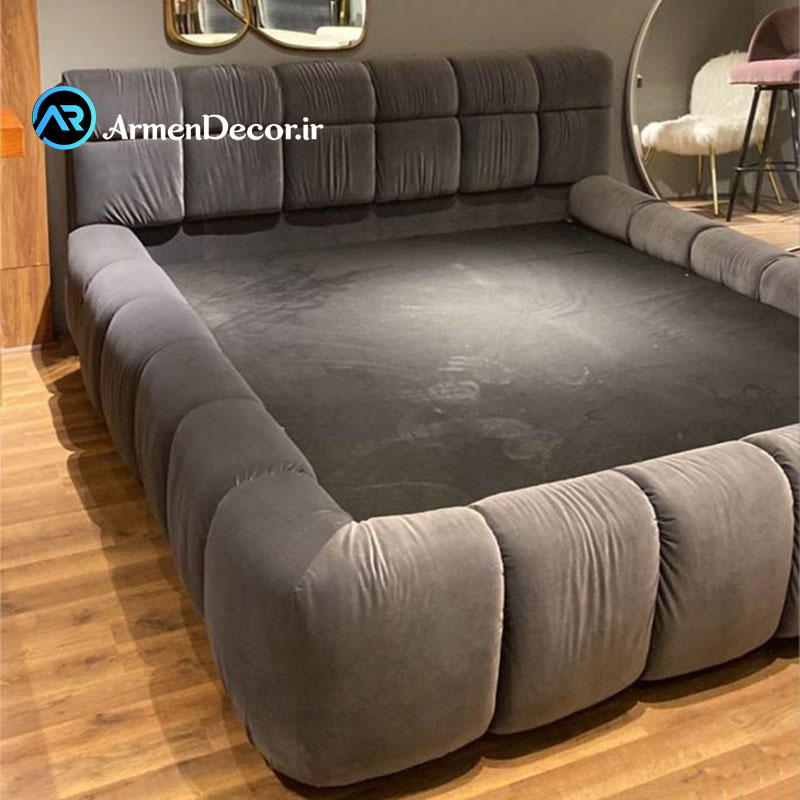 تخت خواب تمام پارچه