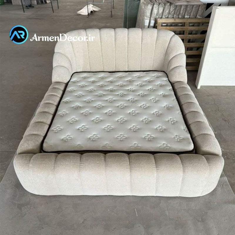 تخت خواب تمام پارچه