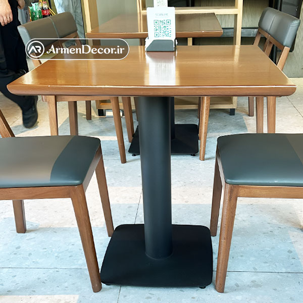 پایه میز فلزی رستورانی کد R22