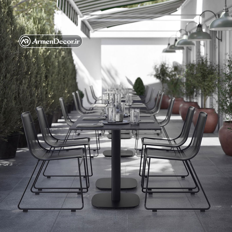 پایه میز فلزی رستورانی کد R22