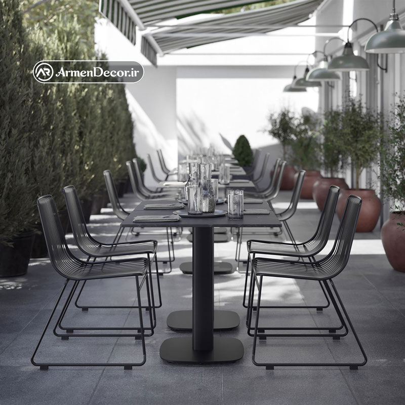 پایه میز فلزی رستورانی کد R15