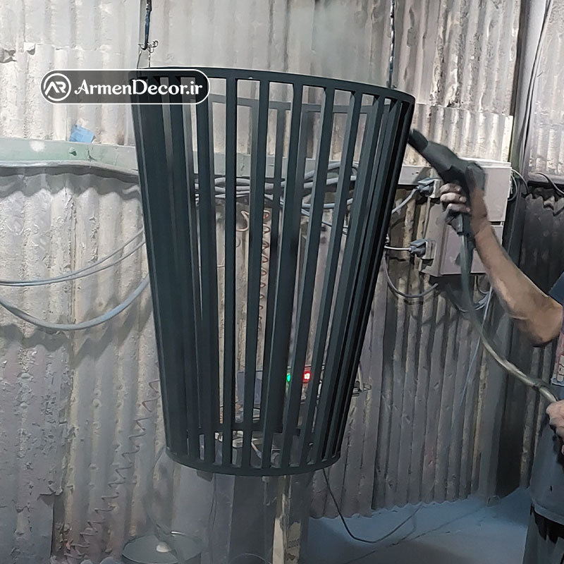 پایه فلزی مینیمال مخروطی