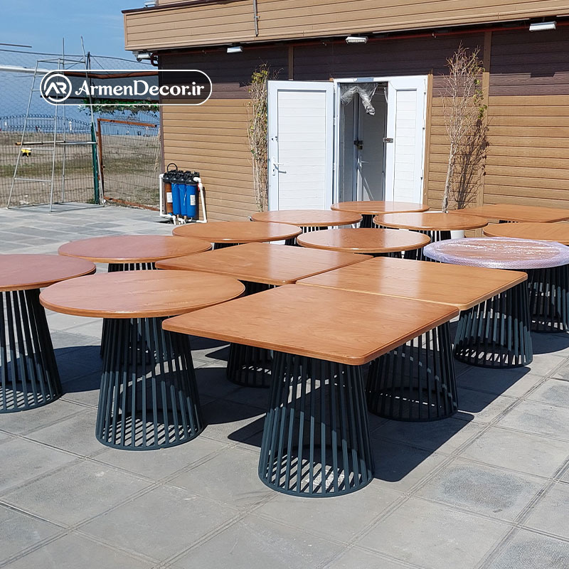 پایه فلزی مینیمال مخروطی