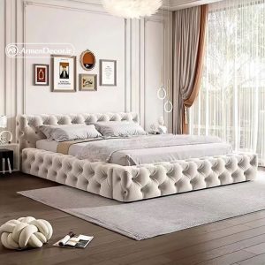 تخت خواب دونفره چستر سفید