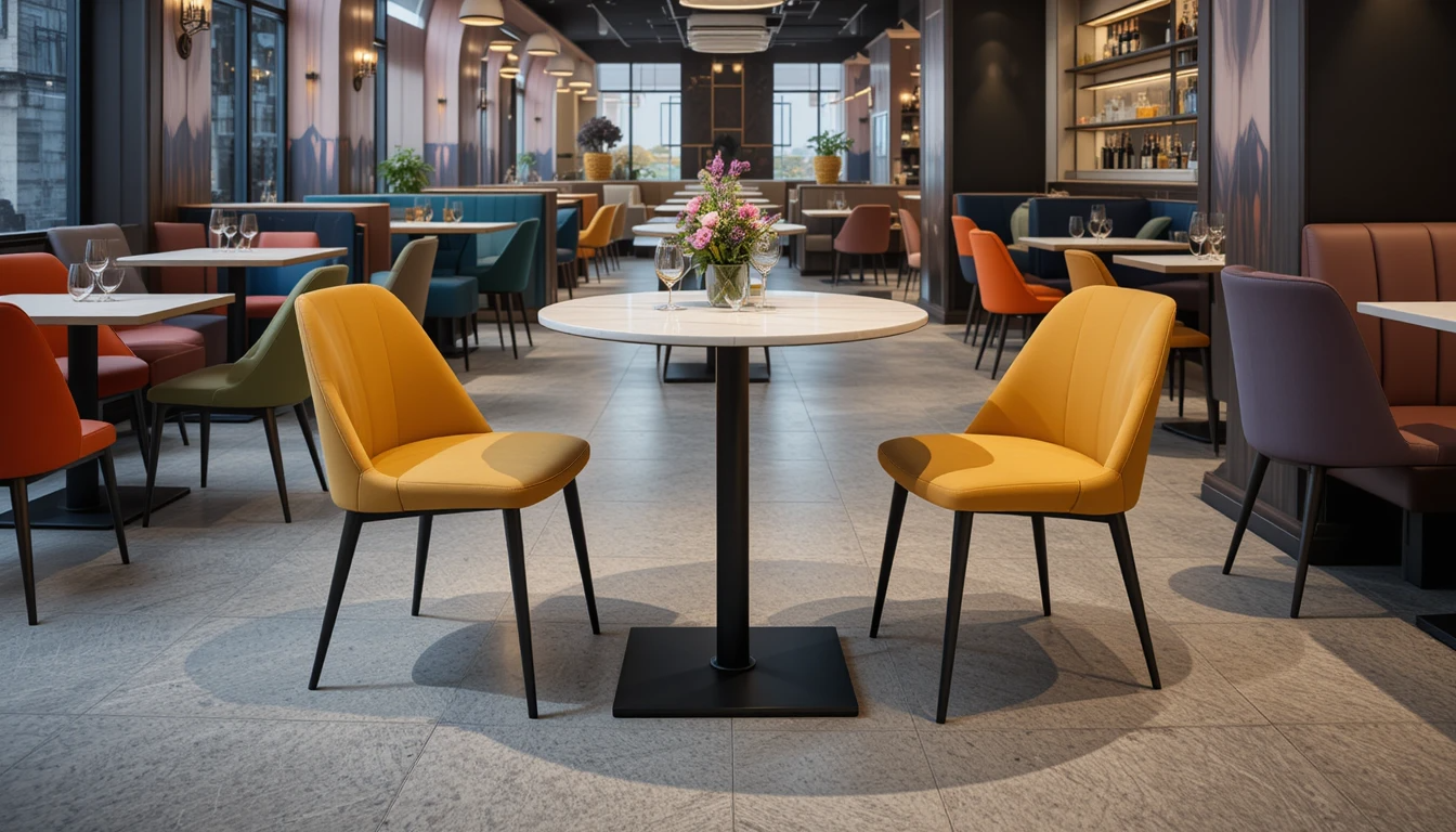 میز فلزی رستورانی